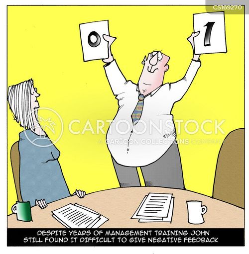 Giving Feedback Cartoons and Comics - funny pictures from CartoonStock