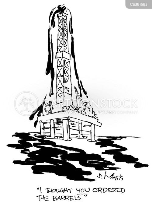 Drilling Rigs Cartoons and Comics - funny pictures from CartoonStock