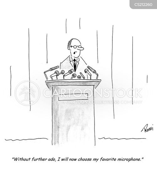 Keynote Speaker Cartoons and Comics funny pictures from CartoonStock