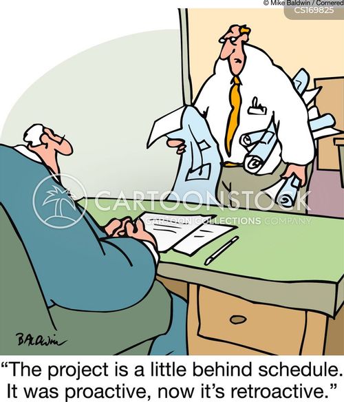 Behind Schedule Cartoons and Comics funny pictures from CartoonStock