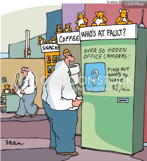 Hidden Cameras Cartoons and Comics funny pictures from CartoonStock