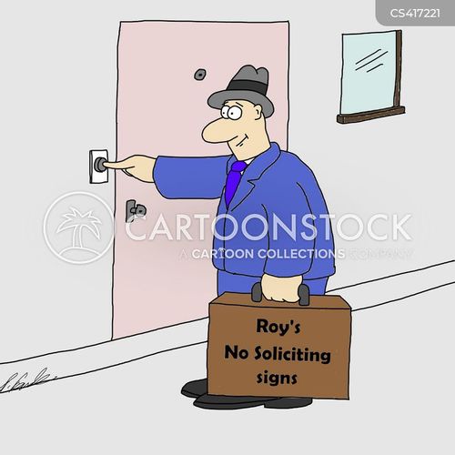 Pushy Salesman Cartoons and Comics funny pictures from CartoonStock