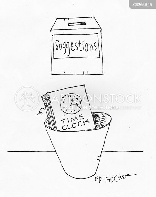 Time Card Cartoons and Comics funny pictures from CartoonStock