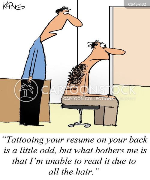 Hairy Backs Cartoons and Comics funny pictures from CartoonStock