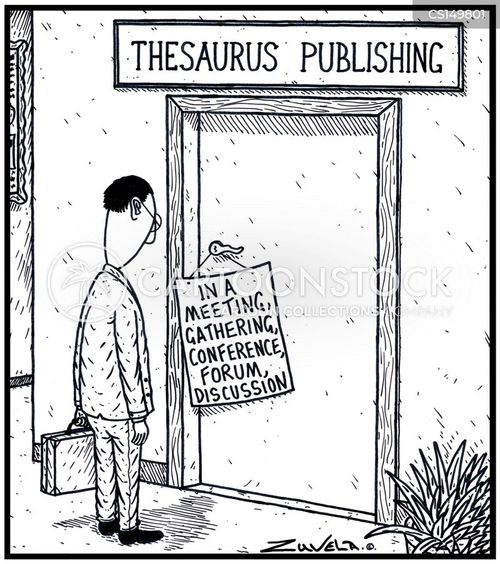 Thesauruses Cartoons and Comics funny pictures from CartoonStock