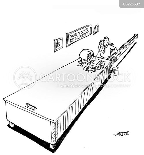 Large Desk Cartoons and Comics funny pictures from CartoonStock