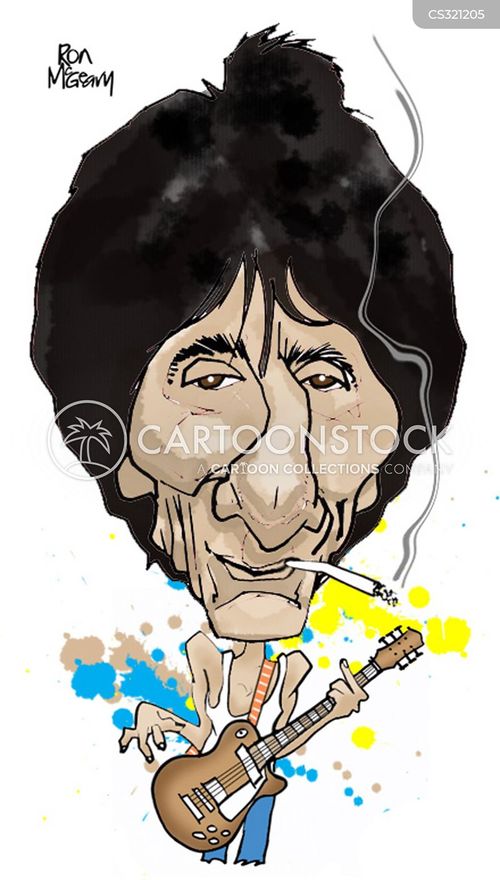 Ronnie Wood Cartoons And Comics Funny Pictures From Cartoonstock