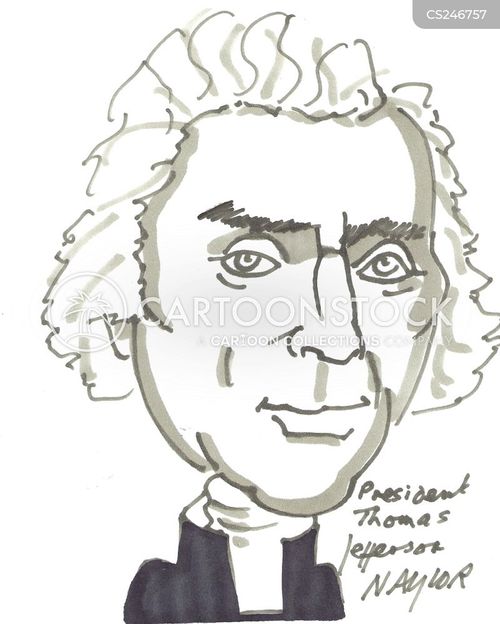 3rd President Of The United States Cartoons and Comics