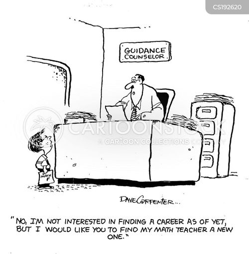 Careers Counselor Cartoons and Comics funny pictures from CartoonStock