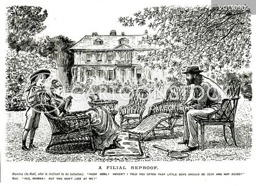 Telling Off Vintage and Historic Cartoons