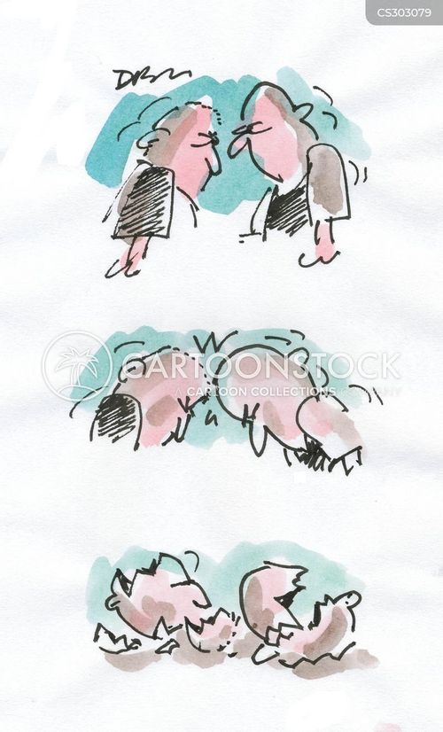 Head Butting Cartoons and Comics funny pictures from CartoonStock