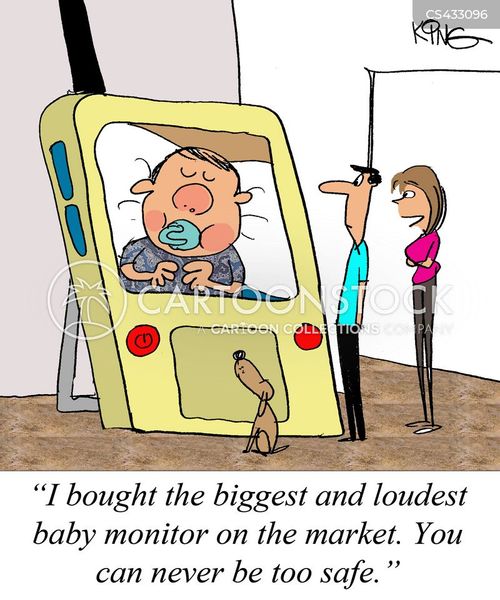 Baby Monitor Cartoons and Comics funny pictures from CartoonStock