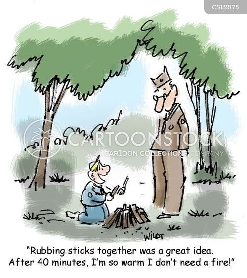 Campfire Cartoons and Comics funny pictures from CartoonStock