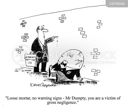 Negligence Cartoons And Comics Funny Pictures From Cartoonstock