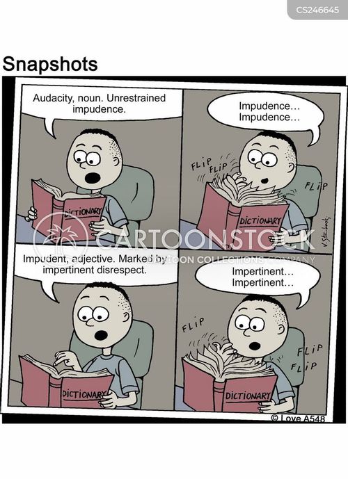 Audacity Cartoons and Comics funny pictures from CartoonStock