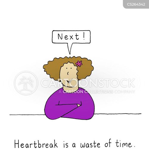 Heart Broken Cartoons And Comics - Funny Pictures From CartoonStock