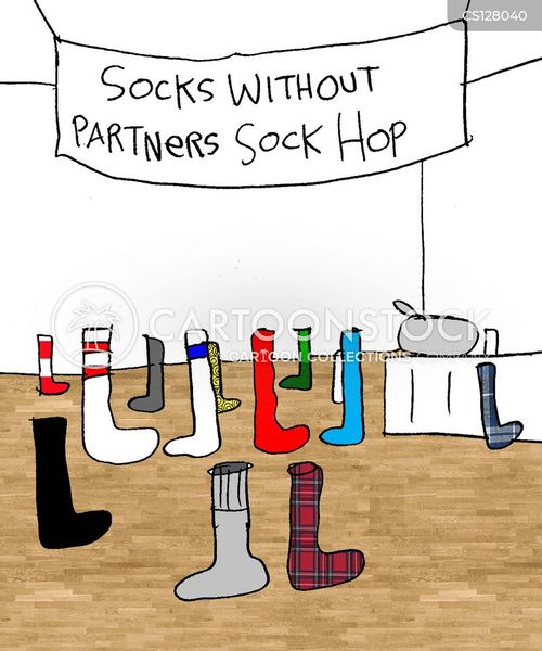 Pair Of Socks Cartoons and Comics funny pictures from CartoonStock