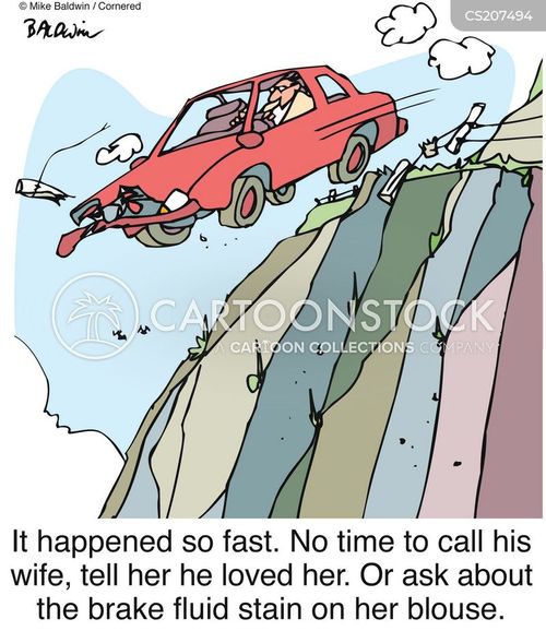 Brake Fluid Cartoons and Comics funny pictures from CartoonStock