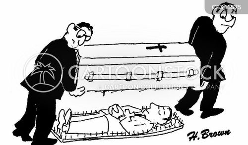 Coffin Bearer Cartoons and Comics - funny pictures from CartoonStock