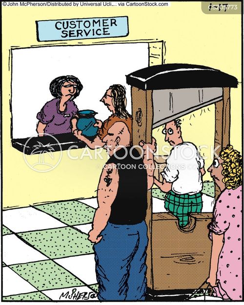 Customer Service Desk Cartoons And Comics Funny Pictures From Cartoonstock 8600