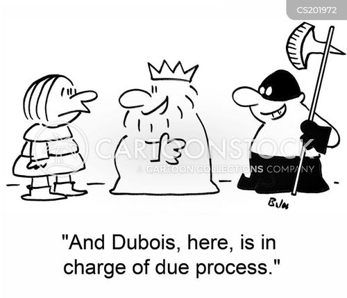 Due Process Cartoons and Comics - funny pictures from CartoonStock