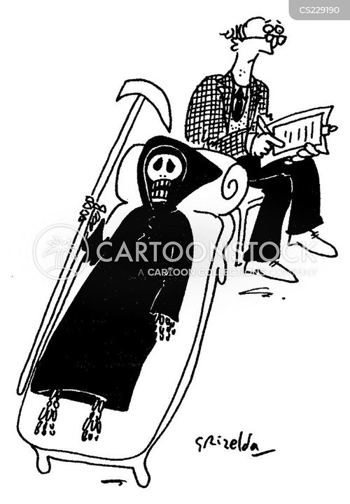 Figure Of Death Cartoons and Comics - funny pictures from CartoonStock