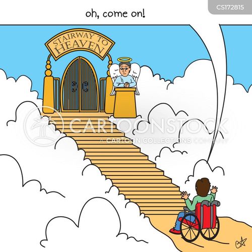 Wheelchairs Cartoons and Comics funny pictures from CartoonStock