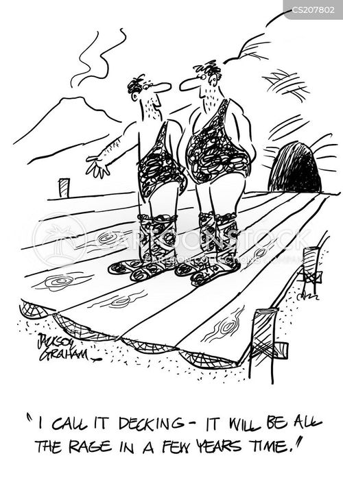 Decking Cartoons and Comics funny pictures from CartoonStock