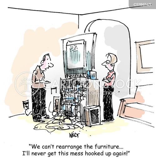 Rearranging Furniture Cartoons and Comics funny pictures from