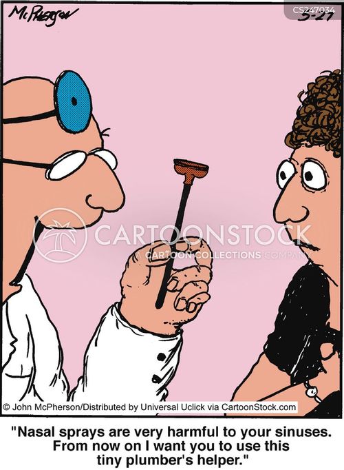 Sinuses Cartoons And Comics Funny Pictures From Cartoonstock