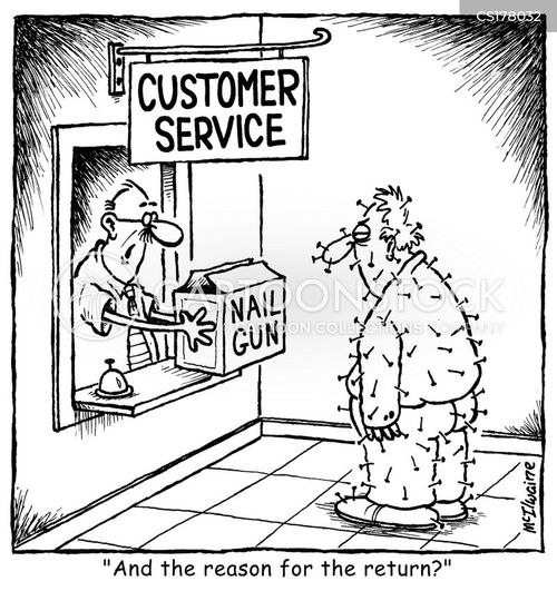 Nail Gun Cartoons and Comics funny pictures from CartoonStock