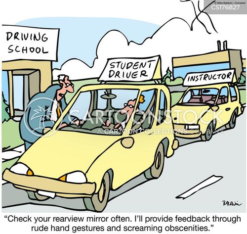 Learner Drivers Cartoons and Comics - funny pictures from CartoonStock