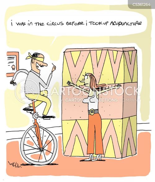 Acupuncture Needles Cartoons and Comics funny pictures from CartoonStock