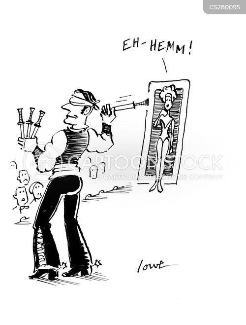 Knife Throwing Cartoons and Comics funny pictures from CartoonStock