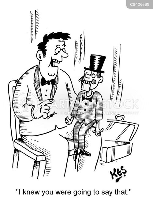 Ventriloquists Dummy Cartoons and Comics funny pictures from CartoonStock