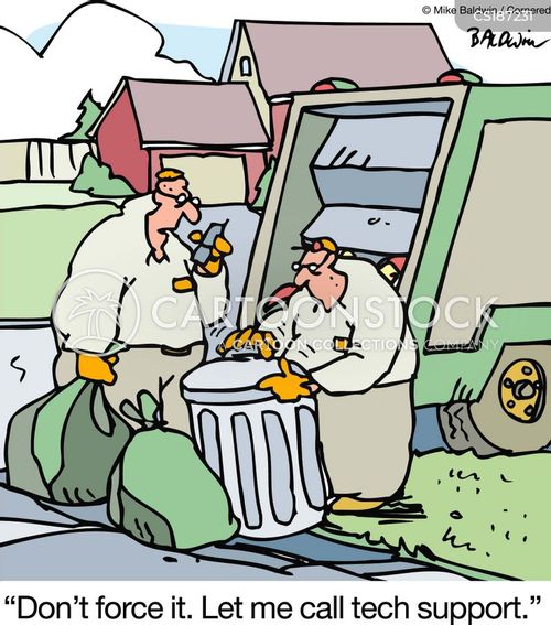 Garbage Collection Cartoons and Comics funny pictures from CartoonStock