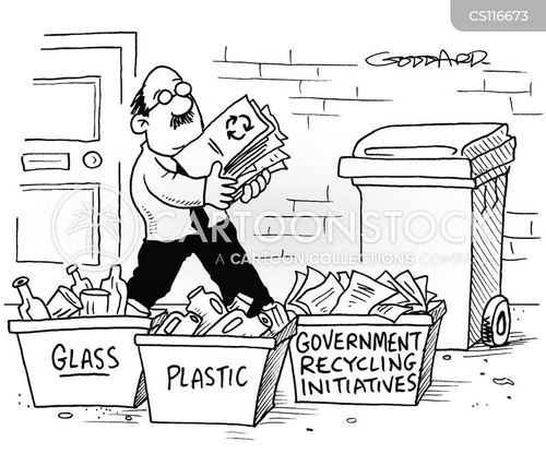 Recycling Cartoons and Comics - funny pictures from CartoonStock