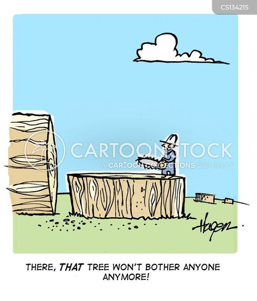 Chainsaw Cartoons and Comics funny pictures from CartoonStock