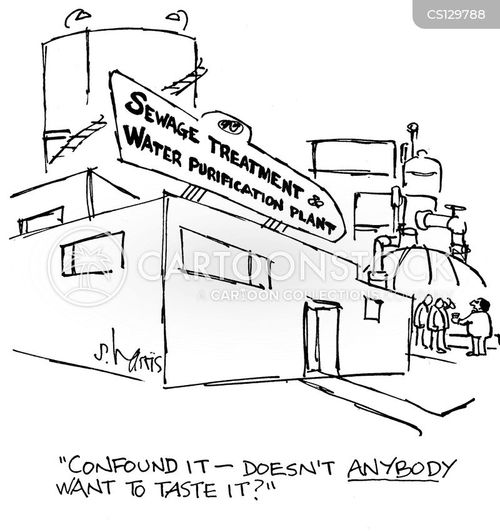 Liquid Wastes Cartoons and Comics funny pictures from CartoonStock