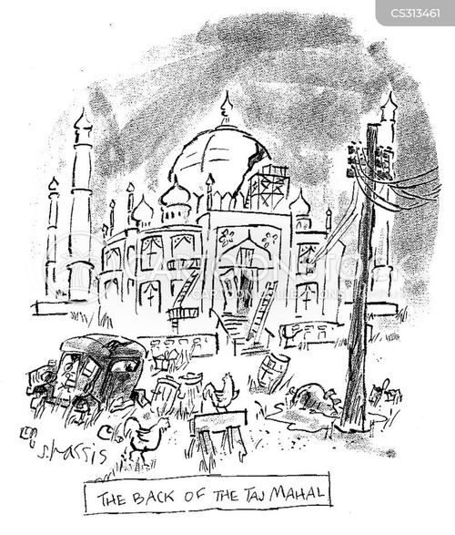 Taj Mahal Cartoons And Comics - Funny Pictures From CartoonStock