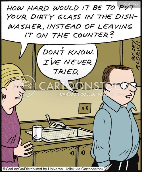 Dishwasher Cartoons and Comics - funny pictures from CartoonStock