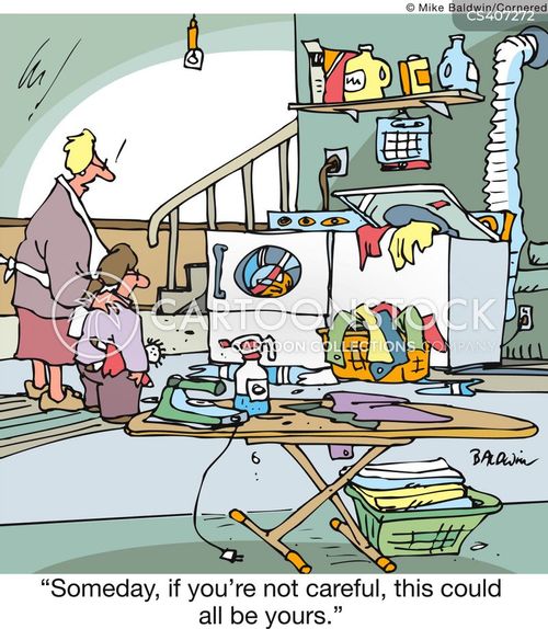 Housekeeping Cartoons and Comics - funny pictures from CartoonStock