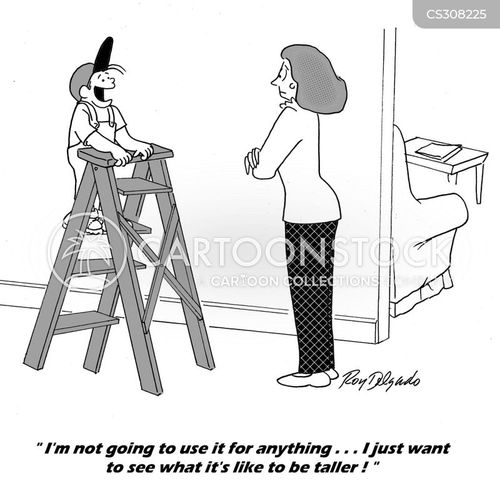 Step Ladder Cartoons And Comics Funny Pictures From Cartoonstock