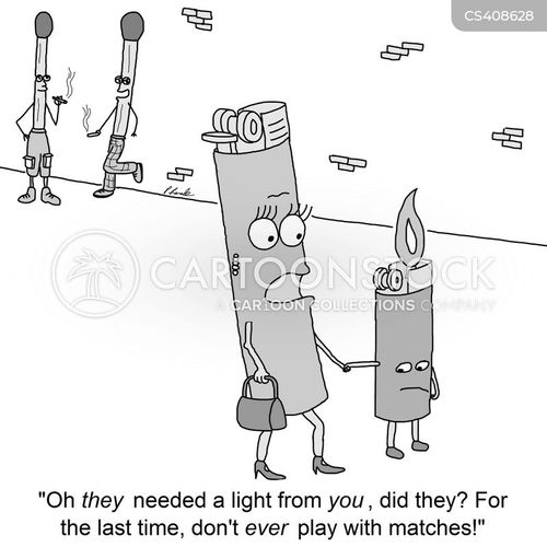 Lighters Cartoons and Comics funny pictures from CartoonStock