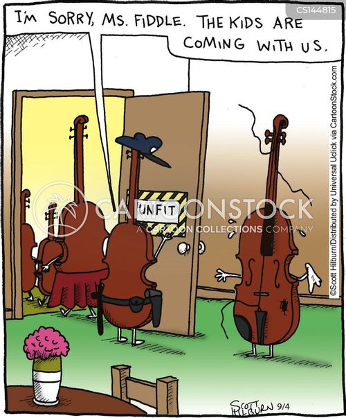 Fiddles Cartoons and Comics funny pictures from CartoonStock