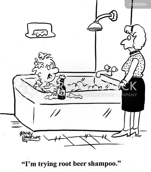 Bubble Bath Cartoons and Comics funny pictures from CartoonStock