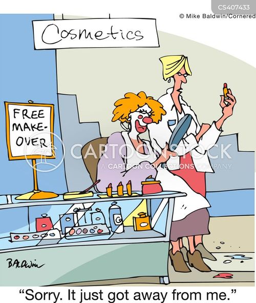 Make Up Artist Cartoons and Comics funny pictures from CartoonStock