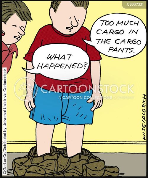 Cargo Pants Cartoons and Comics - funny pictures from CartoonStock