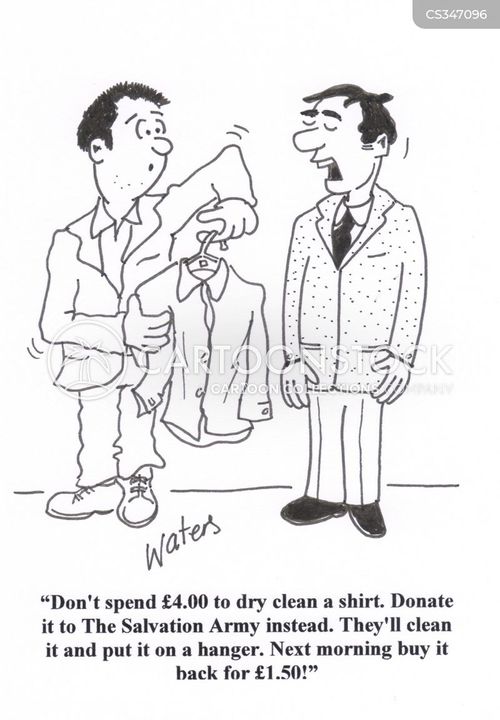 Cleaning Clothes Cartoons and Comics funny pictures from CartoonStock