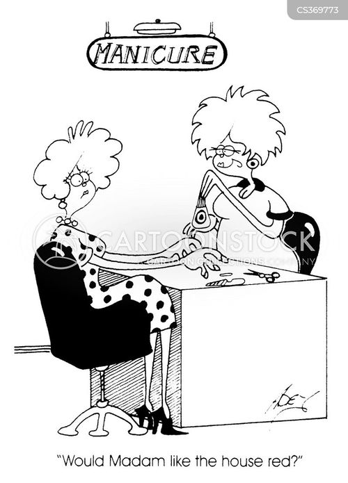 Nail Polish Cartoons and Comics funny pictures from CartoonStock